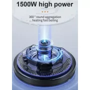 Стеклянный электрочайник 1500Вт Sokany SK-SH-1059, чайник с подсветкой на 1.2 л.