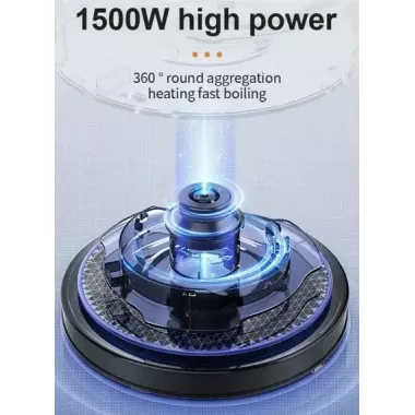 Стеклянный электрочайник 1500Вт Sokany SK-SH-1059, чайник с подсветкой на 1.2 л.