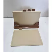 Кухонный набор досок Zepline ZP-00220 5 предметов, с подставкой бежевый