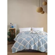 Муслинове покривало Ivory 230х250 см Блакитне