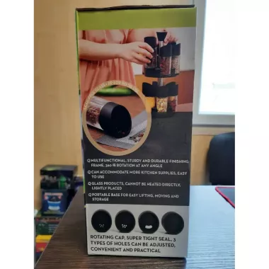 Набор из 12 вращающихся баночек для специй Especia Conjunto De Abastecedor