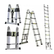 Сходи-Стрем'янка 5,80м (2,9+2.9) телескопічна, складана алюмінієва