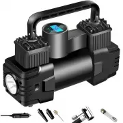 Портативный автомобильный компрессор с дисплеем и питанием от прикуривателя Air pump XL-1025