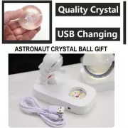 Хрустальный 3D ночник Астронавт