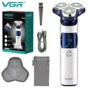 Электробритва VGR V-328 - роторная, водонепроницаемая, LED-дисплей, беспроводная
