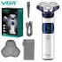 Електробритва VGR V-328 - роторна, водонепроникна, LED-дисплей, бездротова