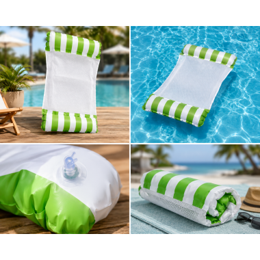 Надувной водный гамак, плот / Матрас для плавания Pool Loungers / Гамак для плавания с надувными камерами