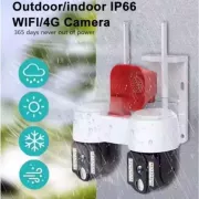 Высокопроизводительная камера видеонаблюдения с двумя направлениями движения, WIFI, горизонтальное вращение на 360° и вертикальное на 90°, водонепроницаемая, ночное видение, датчик движения,4M, x10, V