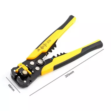 Стриппер для снятия изоляции и зачистки проводов, автоматические плоскогубцы, инструмент для зажима и изоляции кабеля AWG 0.2-6.0 мм