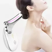 Мікрострумовий масажер ES-1081 для ліфтингу шиї й обличчя з інтенсивним імпульсним світлом 5-в-1