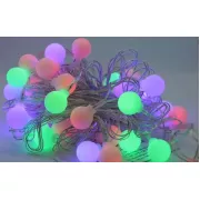 Светодиодная гирлянда Белые Шарики 40шт 6м 220V Микс
