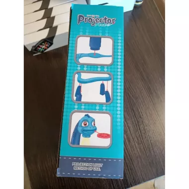 Голубой Детский стол проектор для рисования с подсветкой Projector Painting 24 Детали