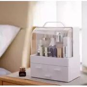 Органайзер для косметики и украшений с выдвижными ящиками Cosmetic Box Белый, GW-880