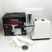 Мясорубка электрическая domotec r3391 2000w, мощная компактная мясорубка для дома, мясорубка 3 в 1