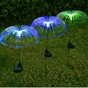 Вулична гірлянда-ліхтар на сонячній батареї Медуза RGB / Садовий ліхтар світильник Фонтан RGB 1 шт