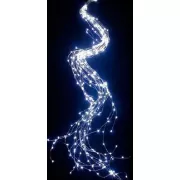 Гірлянда на ялинку Кінський хвіст 2 метри 20 ниток Холодний білий