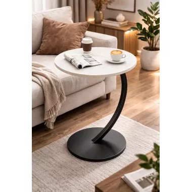 Прикроватный кофейный столик DASH-64224 45х30х60 см Мрамор Прикроватный кофейный столик DASH-64224 45х30х60 см Мрамор