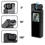 Видеокамера нагрудная Wi-Fi аккумуляторная боди камера с дисплеем 1.3 дюйма регистратор с фиксацией клипсой UKC L9