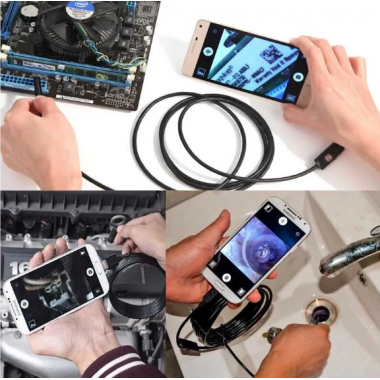 Камера Ендоскоп Android та PC Endoscope, гнучка USB-камера (100P) 2 м Камера Ендоскоп Android та PC Endoscope, гнучка USB-камера (100P) 2 м