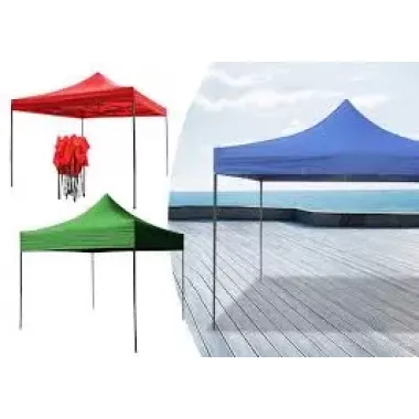 Намет Розсувний 2 х 2 чорний каркас зелений