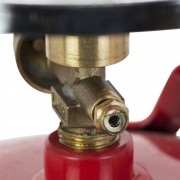Газовый баллон Пропан УКП-83 с горелкой 5 л, Туристический газовый баллон с горелкой красный, 5 литров