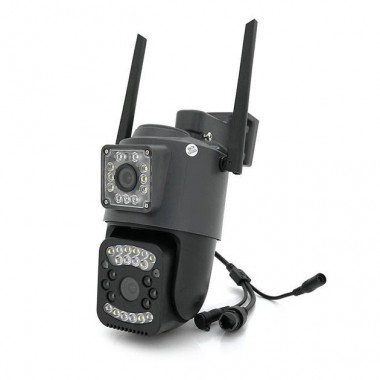 Уличная камера с двумя линзами SC03 V380pro ART 8761 поддержка 4G