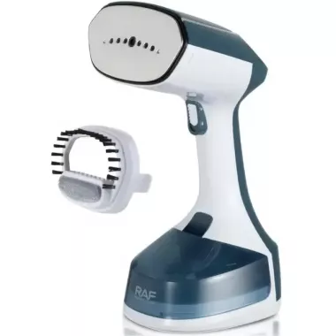 Ручной отпариватель RAF 1500 Вт с функцией защиты от капель и съемным резервуаром для воды