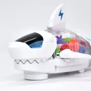 Музична іграшка акула (їздить, шестерні, рухомі частини, звук, світло) S-2А