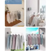 Складная настенная сушилка для белья / Сушилка-трос настенная