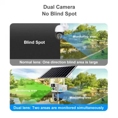 4K Бездротова камера Solar WI-FI , подвійний обєктив, нічне бачення V380 Pro CCTV 8MP 4K Бездротова камера Solar WI-FI , подвійний обєктив, нічне бачення V380 Pro CCTV 8MP