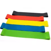 Резинки для фитнеса 30см, универсальный тренажер, 5 резинок, Резинки для йоги, Резинки для пилатеса