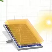 Уличный фонарь на столб мощностью 100 Вт с солнечной панелью и пультом