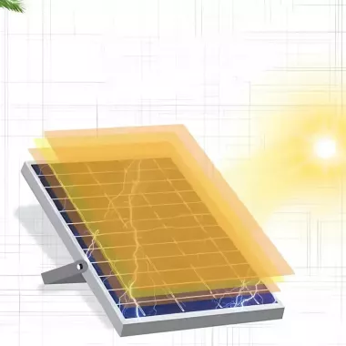 Уличный фонарь на столб мощностью 100 Вт с солнечной панелью и пультом