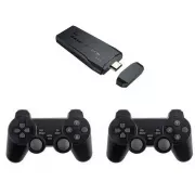 Ігрова ТВ-приставка M8 mini 4K на Android TV із вбудованим емулятором ретро-ігор та джойстиками