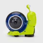 Музыкальная игрушка улитка павлик с 3D проектором, украинский язык, зеленый