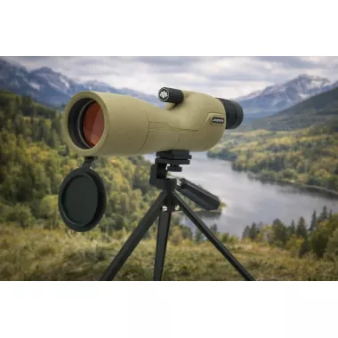 Монокуляр 25-75x60 з широким кутом огляду, вологозахистом та штативом