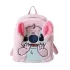Плюшевый рюкзак Стич Disney Fairy Stitch мягкий детский рюкзак с ушками и мордочкой розовый