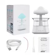 Атмосферный ультразвуковой увлажнитель воздуха гриб Rainfall с эффектом дождя. Ночник увлажнитель воздуха Doctor-101 с подсветкой