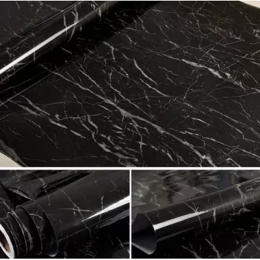 Самоклеящаяся пленка Supretto Мрамор 3Mх0. 60M белая