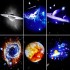 Проектор звездного неба Galaxy Projector 12 слайдов / Домашний планетарий 12 галактик + пульт ДУ