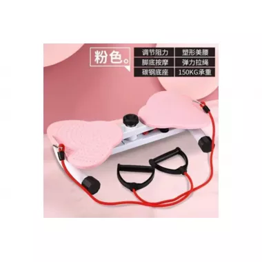 Напольный тренажер мини-степпер с эспандерами для дома (XY-016) Напольный тренажер мини-степпер с эспандерами для дома (XY-016)