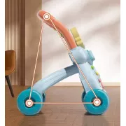 Детские ходунки-каталка с развивающим центром – первые шаги с радостью и пользой голуой