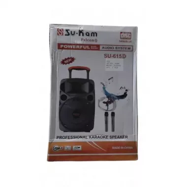 Портативная колонка с двумя радиомикрофонами Su‑Kam SU 615
