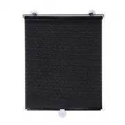 Рулонная солнцезащитная шторка на пластиковые окна 40*125 см, Черная