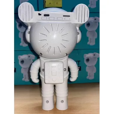 Astronaut Проектор галактики лазерний Астронавт-космонавт, зоряне небо на стелі з пультом Білий