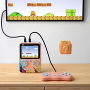 Портативная игровая консоль G5S+джойстик, 500 встроенных игр / Детская игровая приставка к телевизор