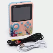Портативная игровая консоль G5S+джойстик, 500 встроенных игр / Детская игровая приставка к телевизор