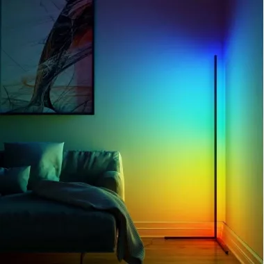 Угловой LED торшер Ledox Design с пультом и регулируемой яркостью 330 цветовых комбинаций