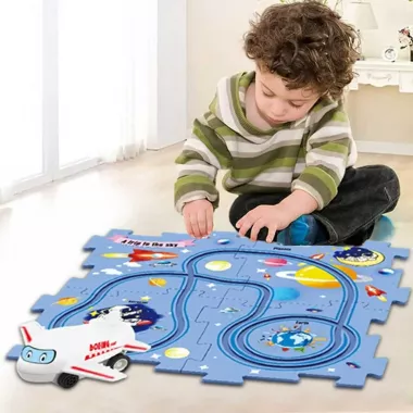 Пазл для детей Railcar Puzzle с игрушечным самолетом (5 деталей) Пазл для детей Railcar Puzzle с игрушечным самолетом (5 деталей)