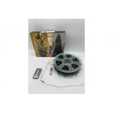 Гирлянда Роса на катушке фейерверк - мишура от USB, 20м, 600LED + пульт Белый Гирлянда Роса на катушке фейерверк - мишура от USB, 20м, 600LED + пульт Белый